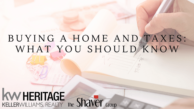 BUYING A HOME AND TAXES: WHAT YOU SHOULD KNOW header image.