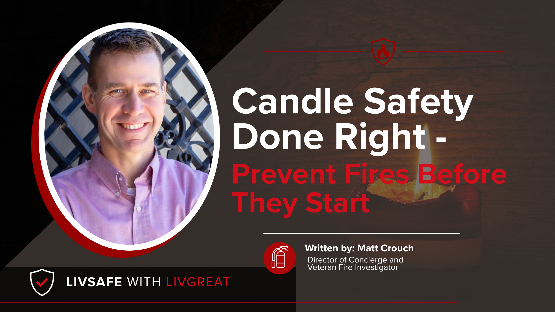 Candle Safety Done Right header image.