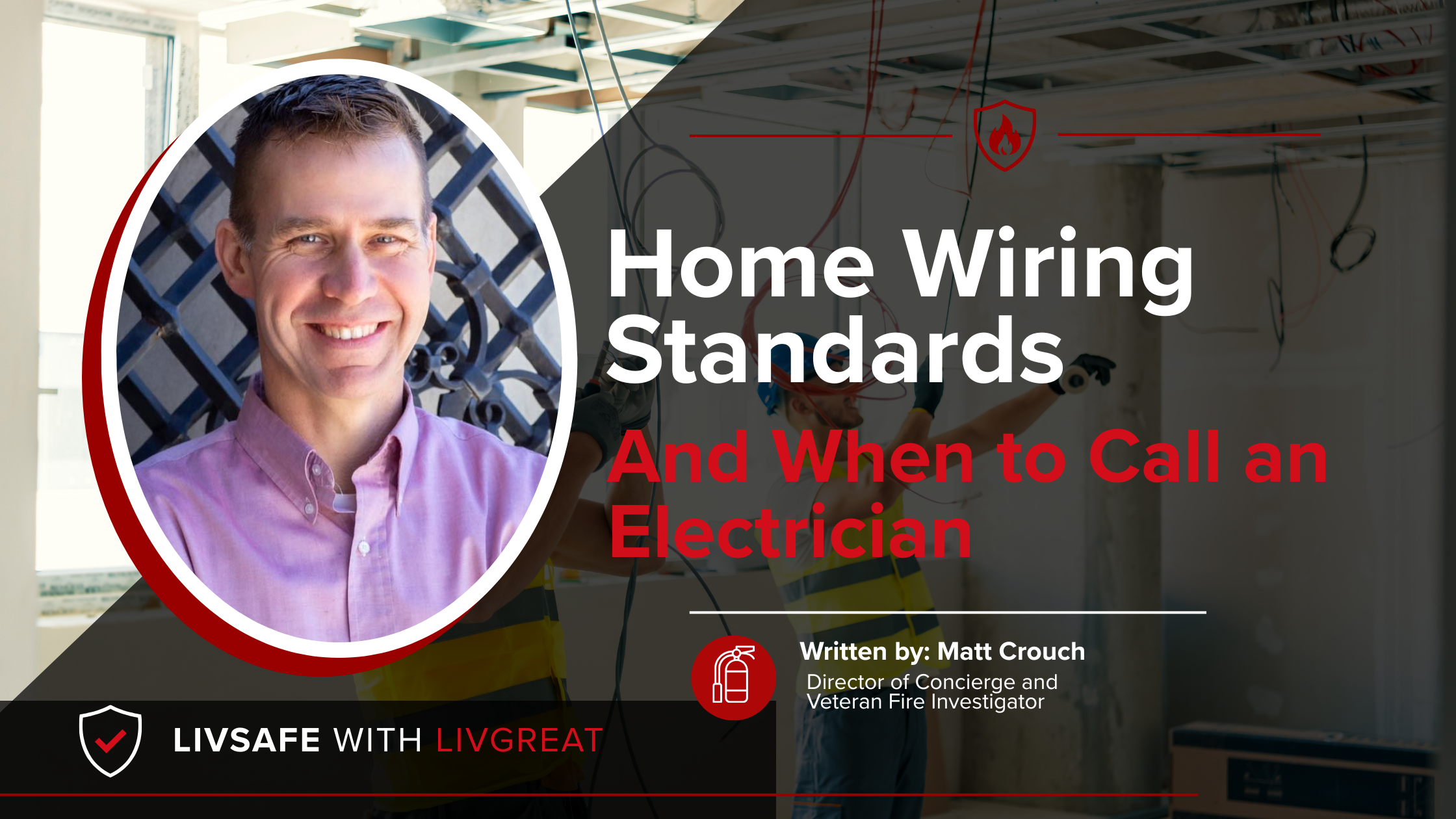 Home Wiring Standards and When to Call an Electrician header image.