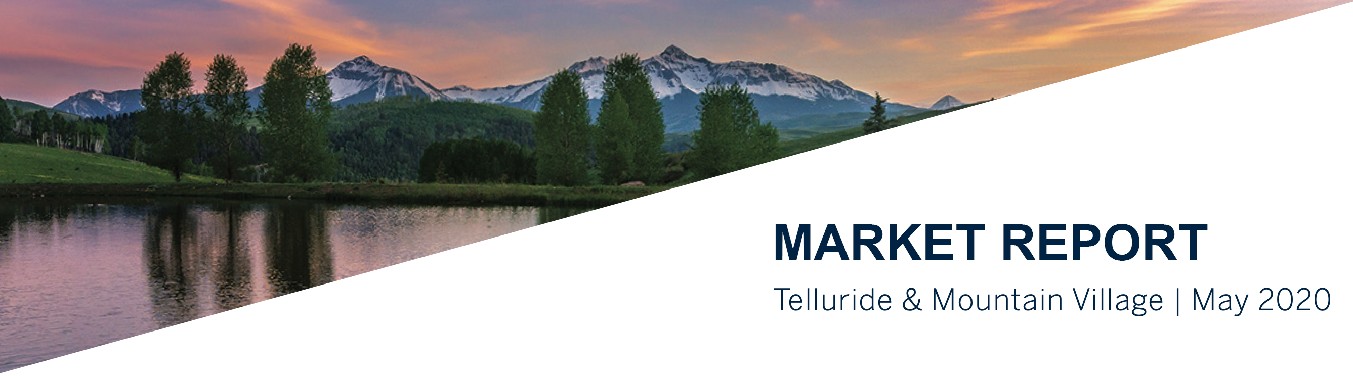 May 2020 Market Report header image.