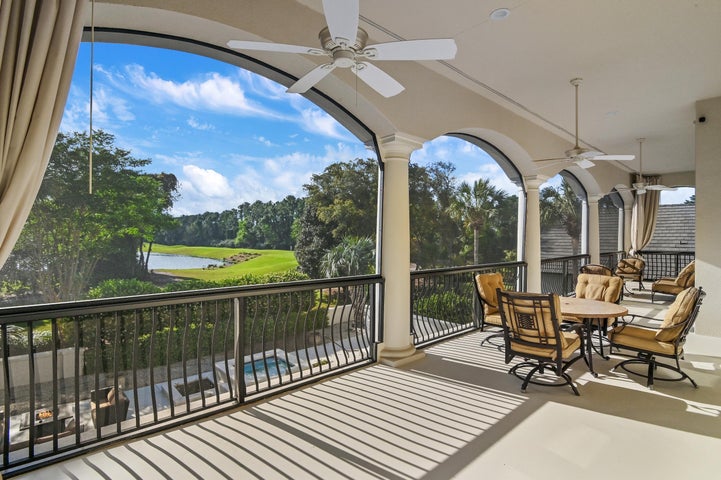 Golf course view from veranda