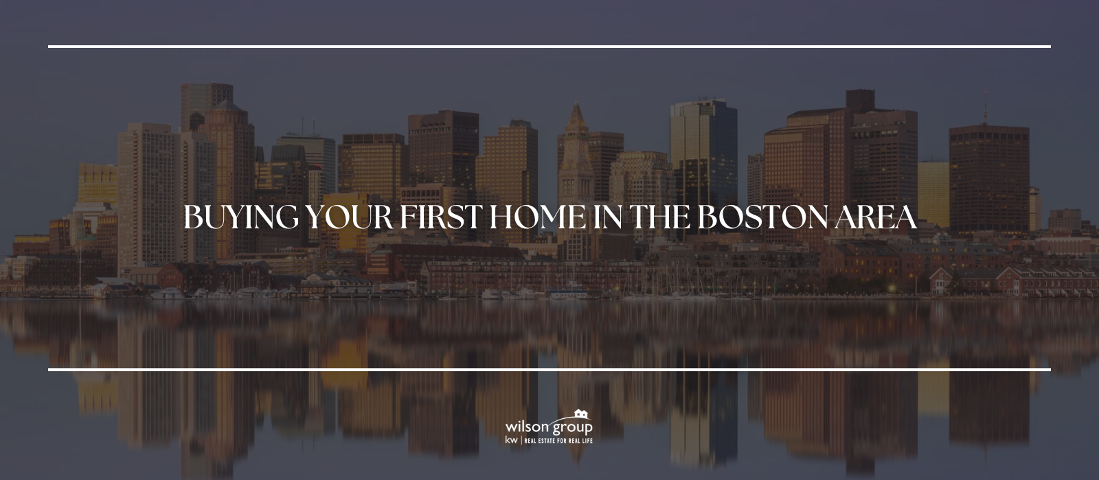 Buying Your First Home In The Boston Area header image.