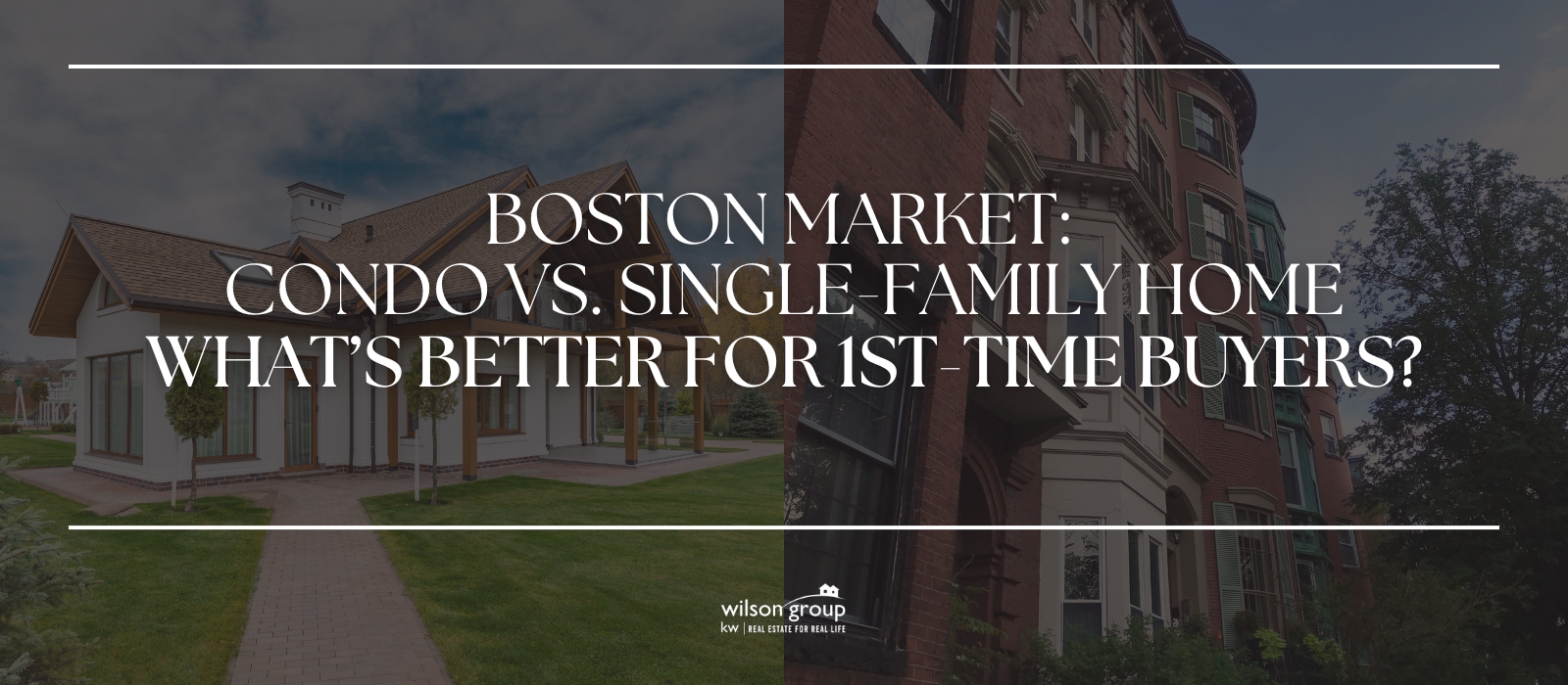 Condo vs. Single-Family Home header image.