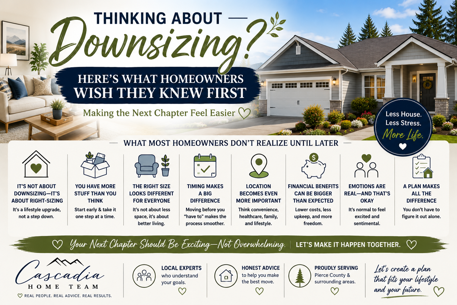 Thinking About Downsizing? Here’s What Homeowners Wish They Knew First header image.