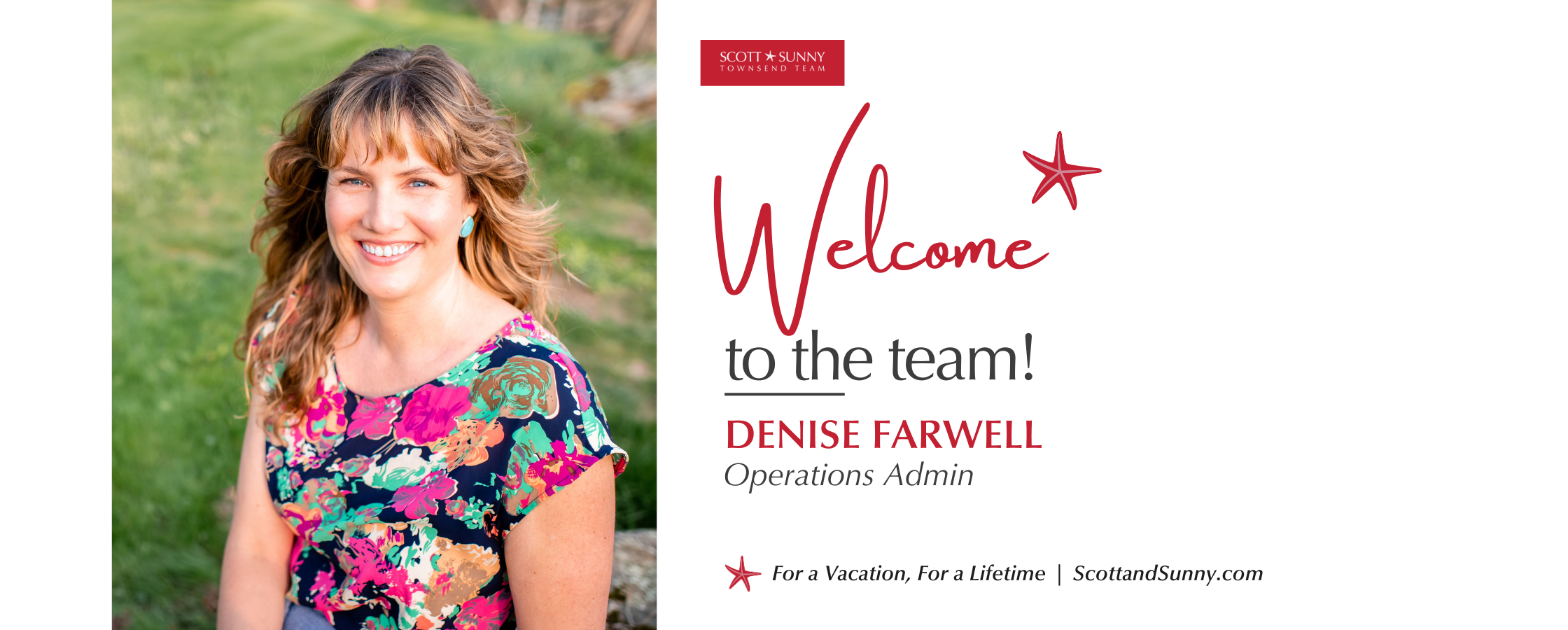 Welcome Denise! Meet The Scott & Sunny Townsend Team's New Operations Administrator! header image.