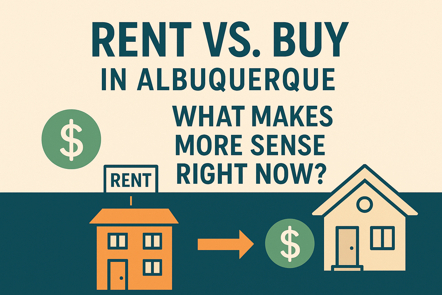 🏡 Rent vs. Buy in Albuquerque: What Makes More Sense Right Now? header image.