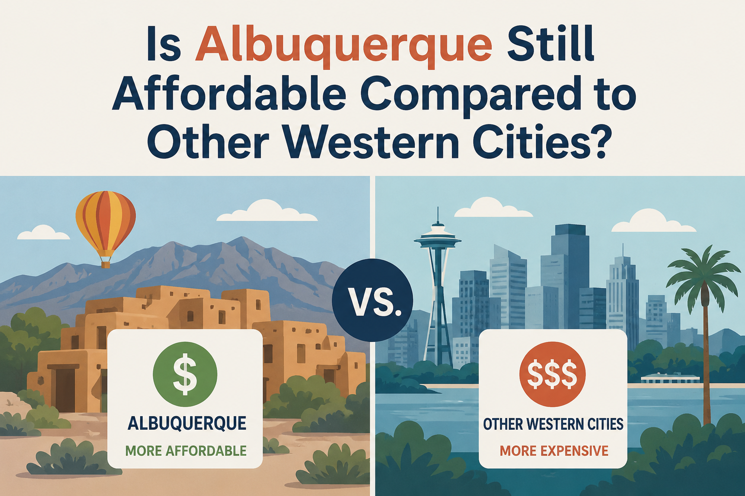 Is Albuquerque Still Affordable Compared to Other Western Cities? header image.