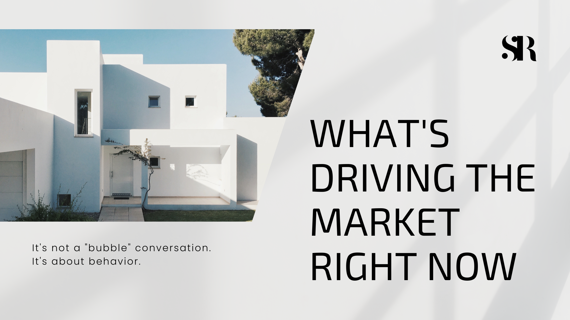 What’s Driving the Market Right Now header image.