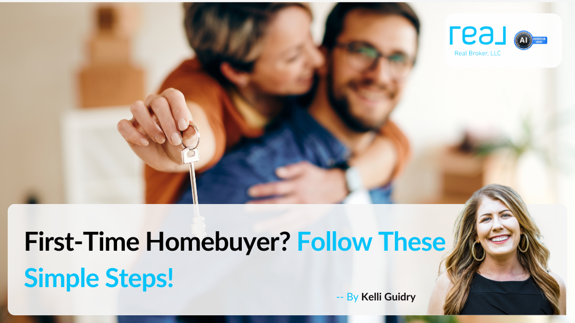 First-Time Homebuyer? Follow These Simple Steps! header image.