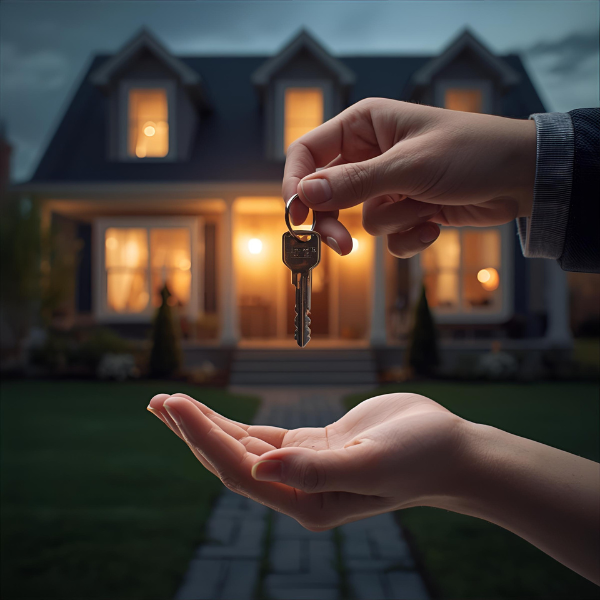House keys handed over