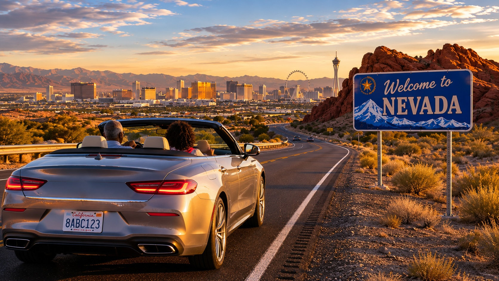 California Seniors Driving to Las Vegas for Retirement