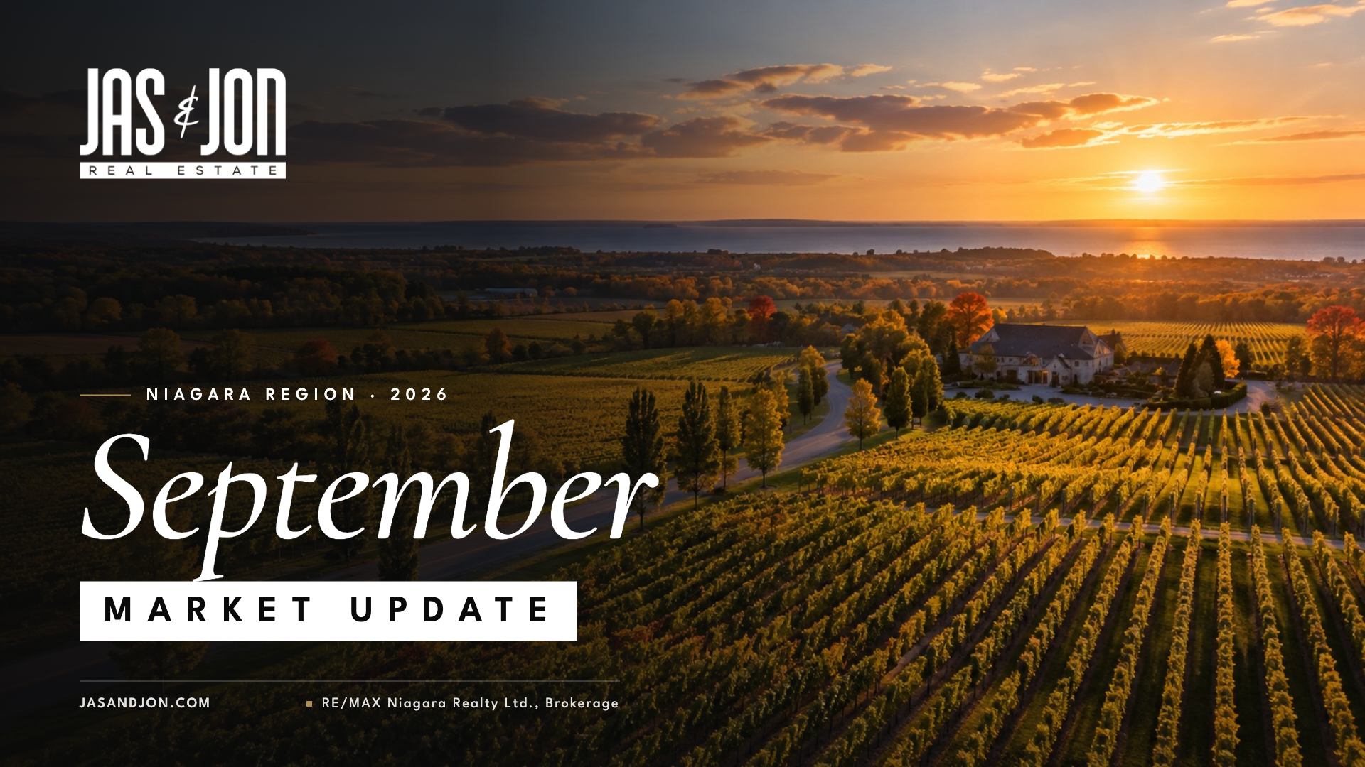 Niagara Real Estate Market Update - September 2026 header image.