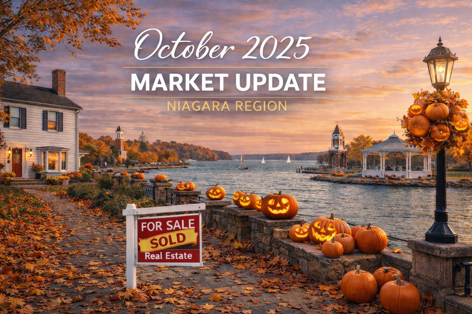 Niagara Real Estate Market Update — October 2025 header image.