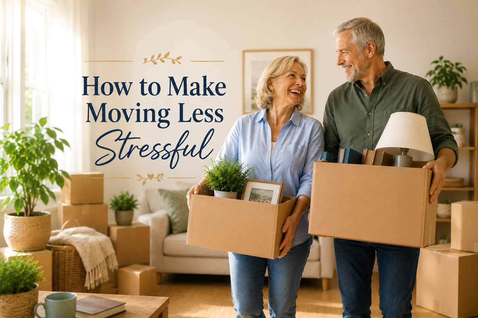 How to Make Moving Less Stressful header image.