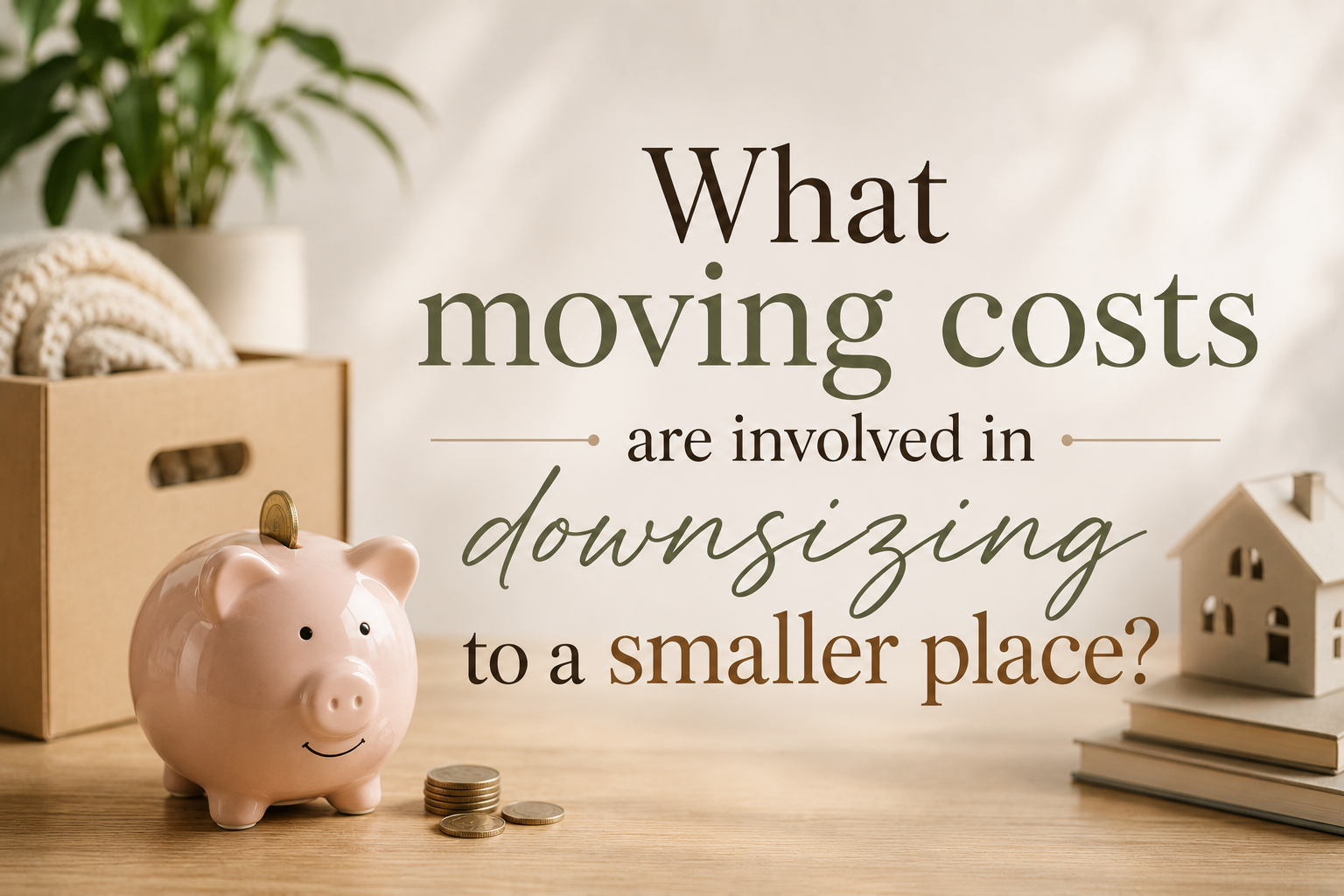What moving costs are involved in downsizing to a smaller place? header image.