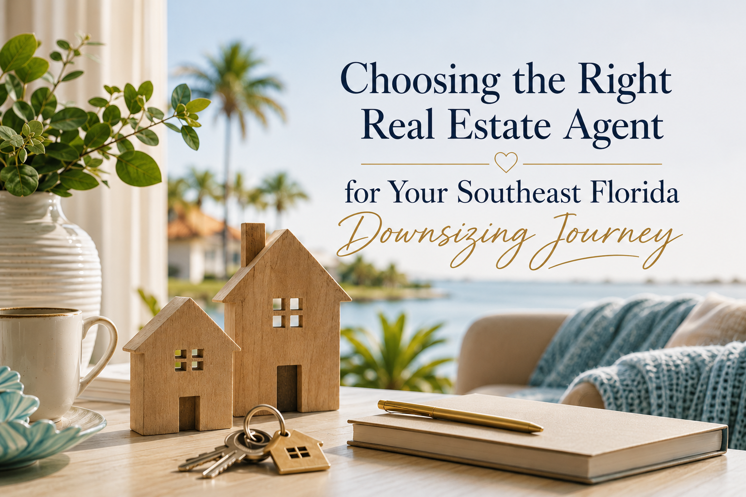Choosing the Right Real Estate Agent for Your Southeast Florida Downsizing Journey header image.