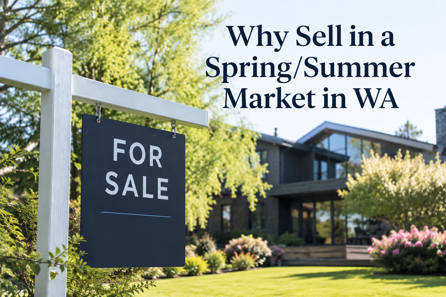 Why Sell in a Spring/Summer Market in WA🌲 header image.