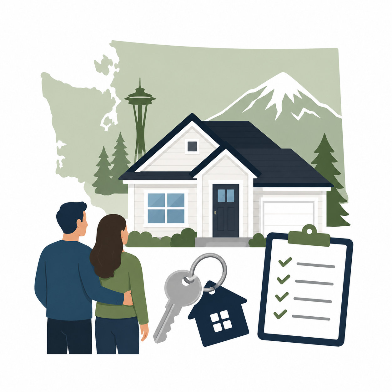 First-Time Homebuyer Guide for Washington State! header image.