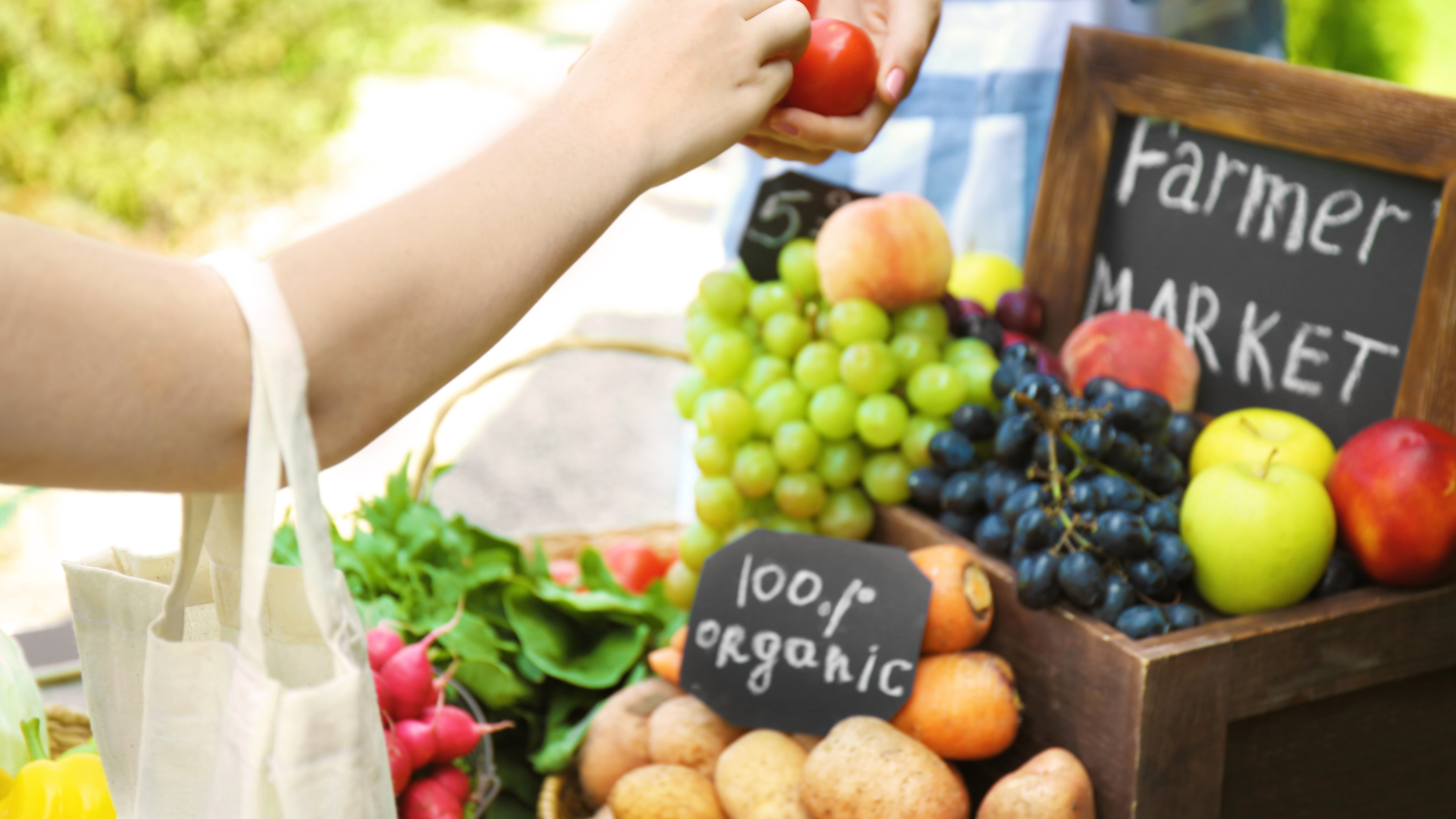 Summer Farmers Markets and Farm-to-Table Restaurants header image.
