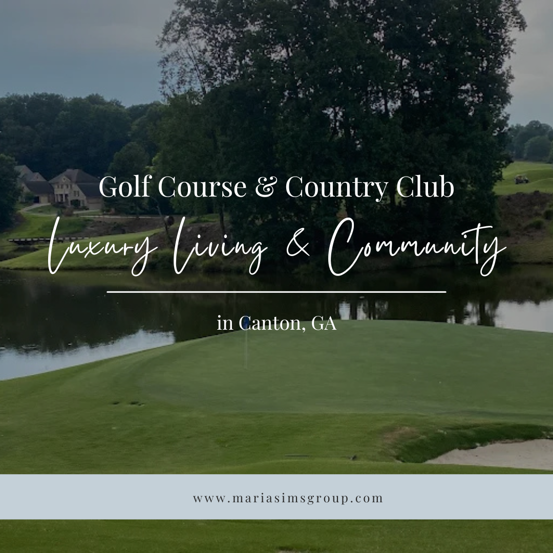 Golf Course & Country Club, Luxury Living & Community in Canton, GA header image.