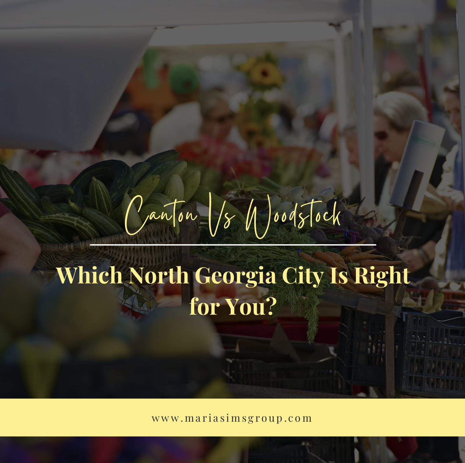 Canton vs. Woodstock: Which North Georgia City Is Right for You? header image.