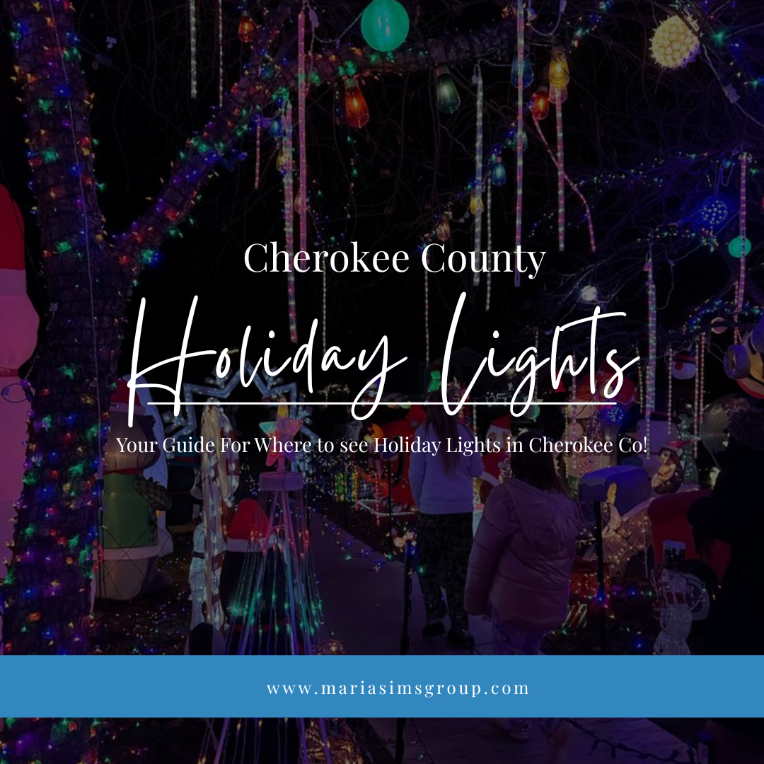 Where to Watch Christmas Lights in Canton, GA header image.