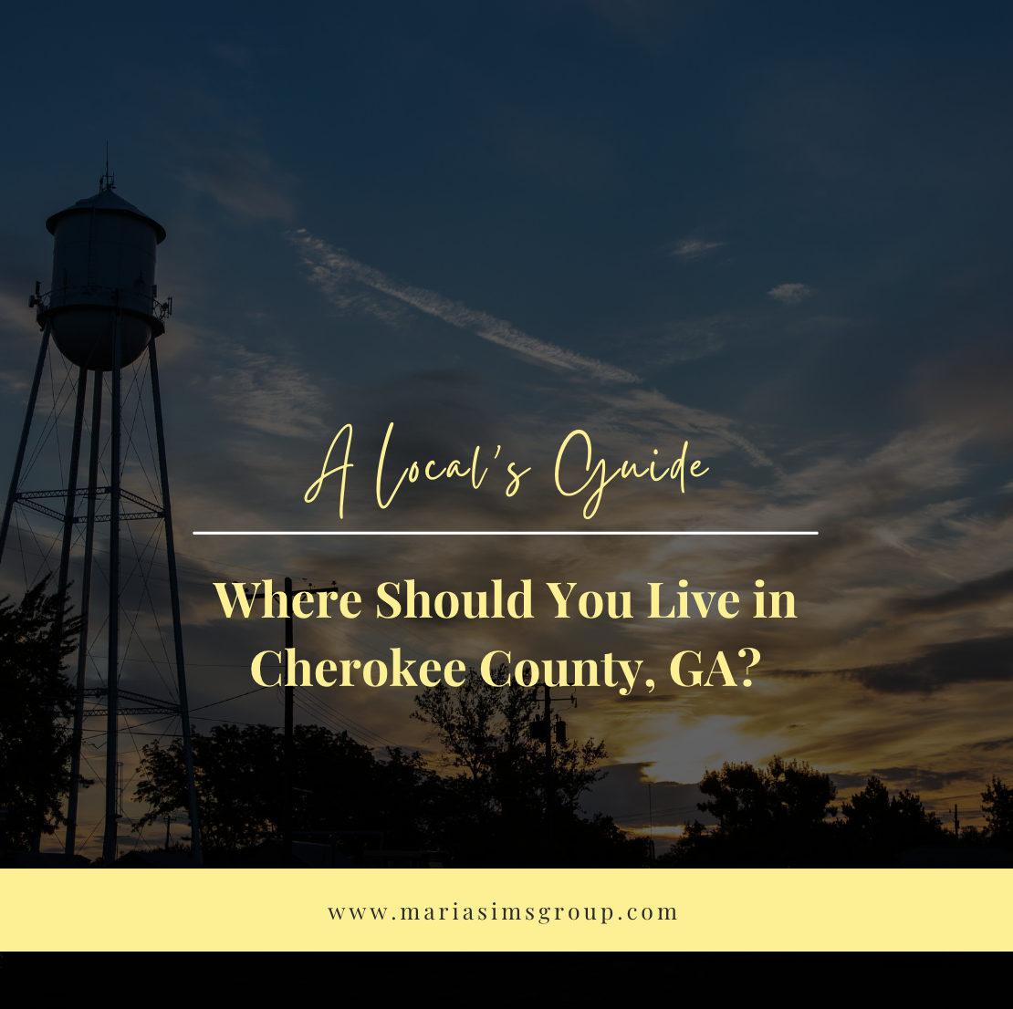 Where Should You Live in Cherokee County, GA? A Local’s Guide header image.