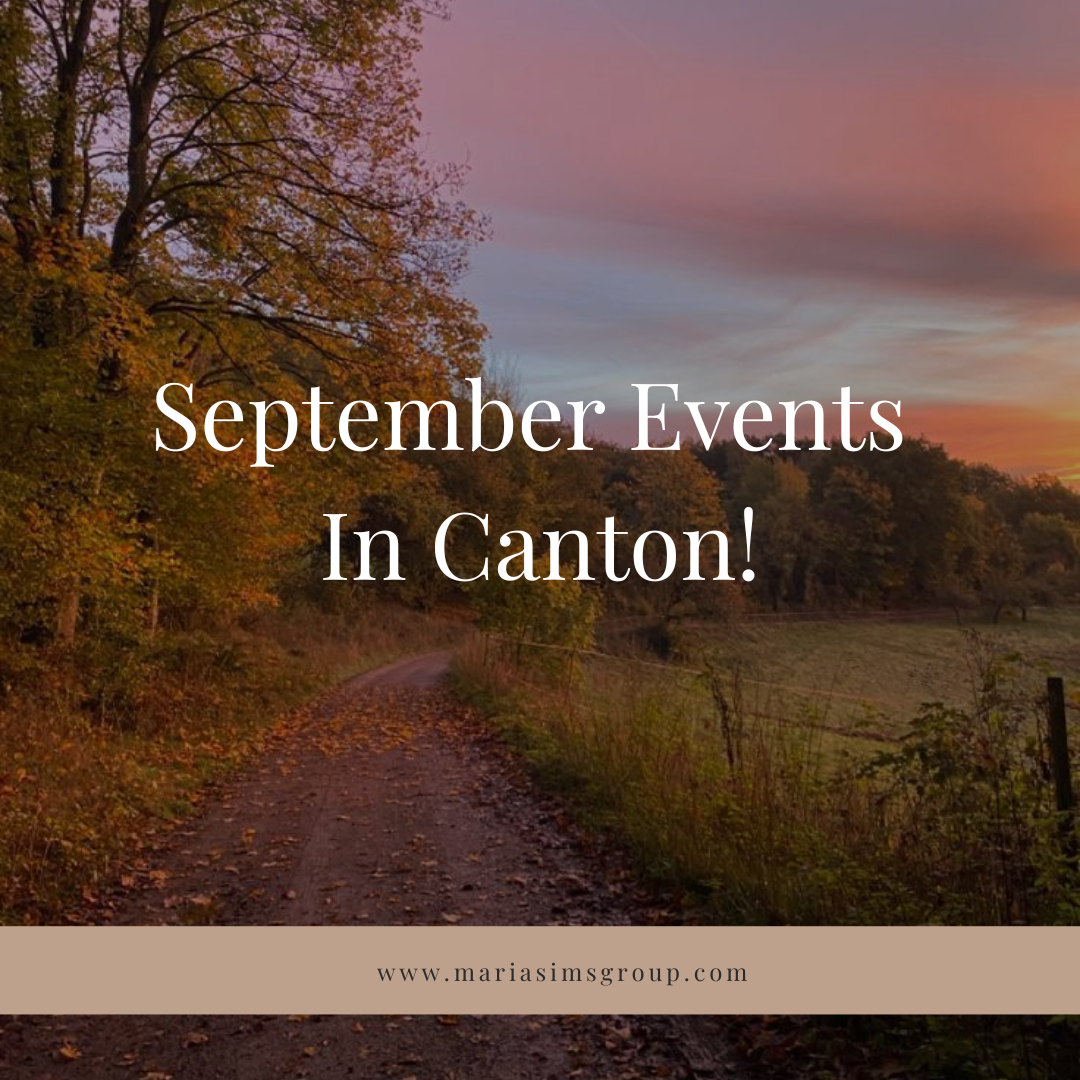 September Events in Canton! header image.