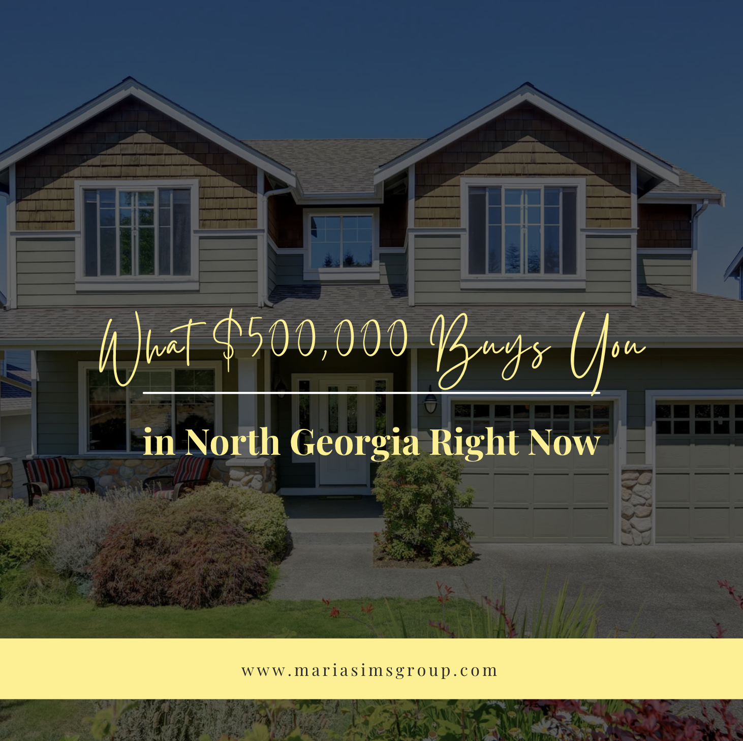 What $500,000 Actually Buys You in North Georgia Right Now header image.