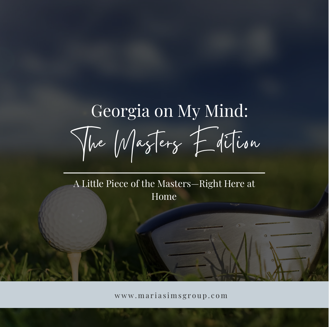 Georgia on My Mind: The Masters Edition header image.