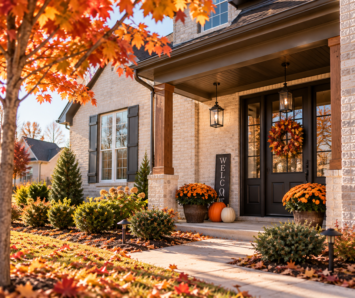 Fall Front Porch
