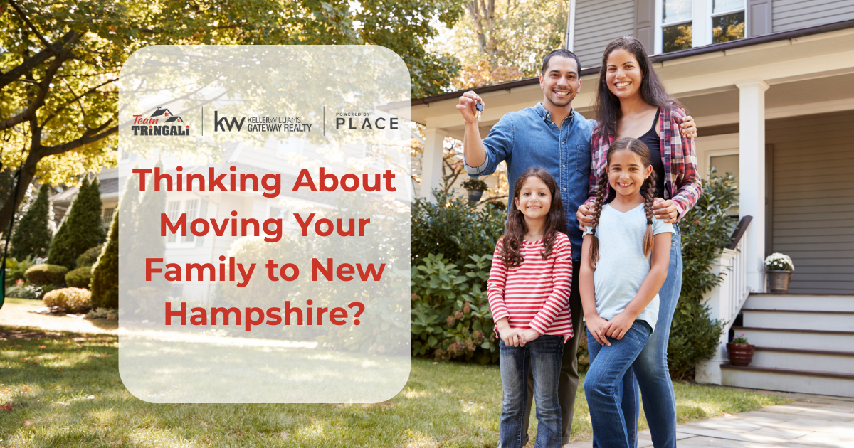 Best Places to Live in New Hampshire for Families header image.