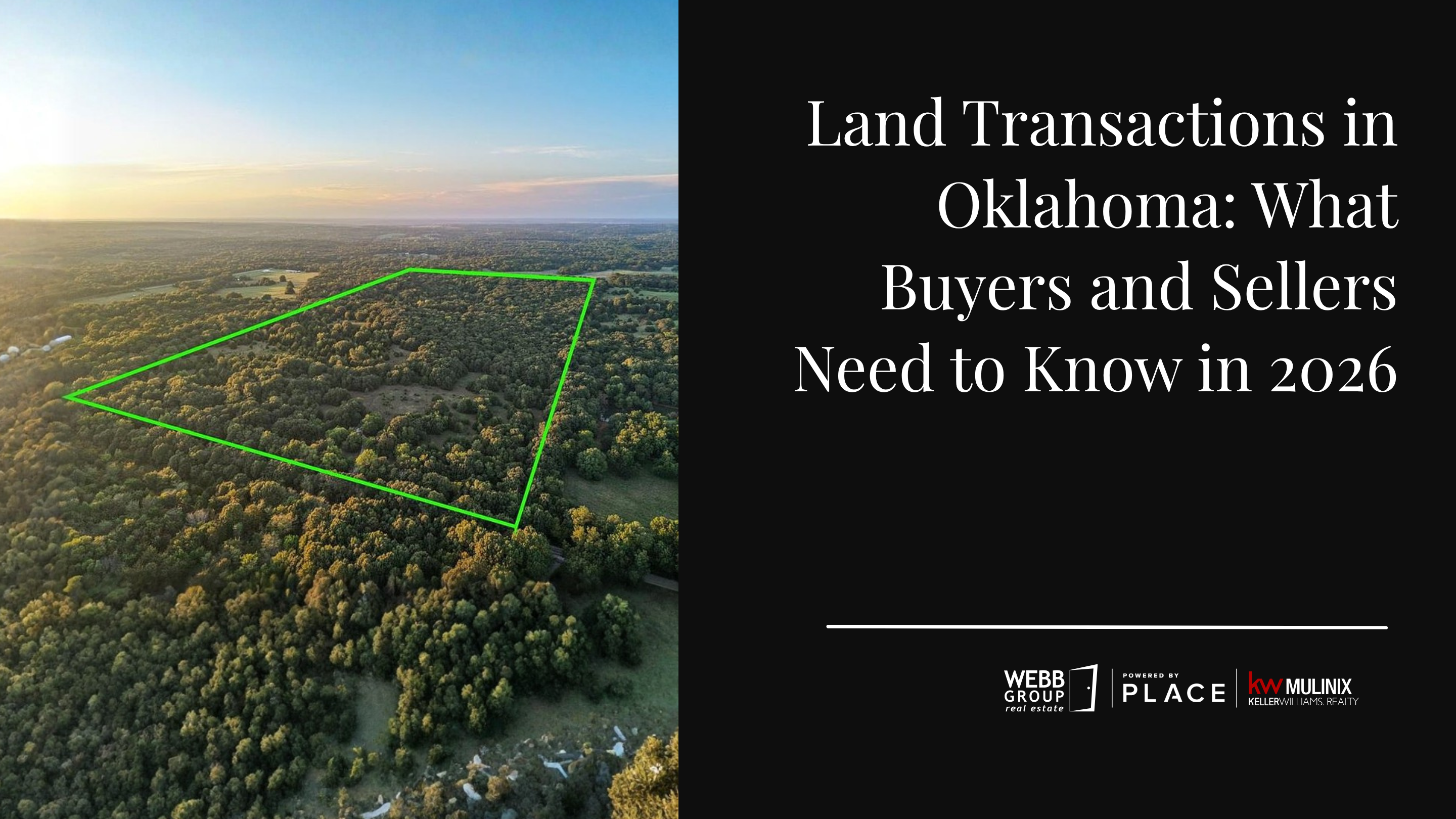 Land Transactions in Oklahoma: What Buyers and Sellers Need to Know in 2026 header image.
