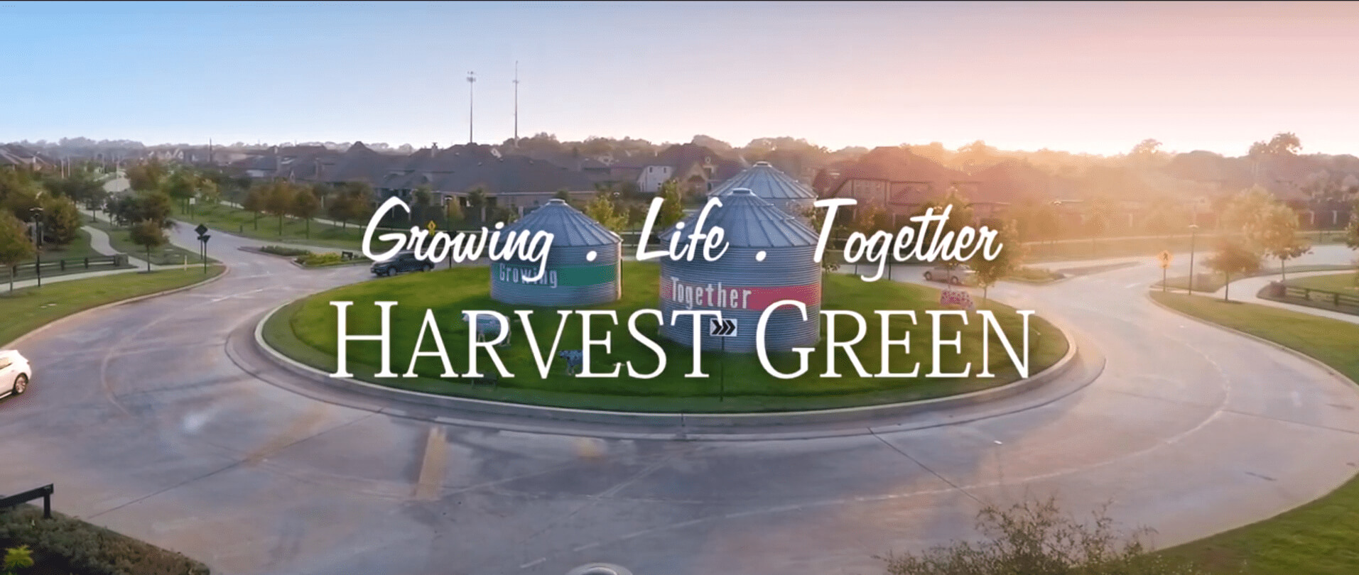 THE RICHMOND TX HARVEST GREEN COMMUNITY header image.