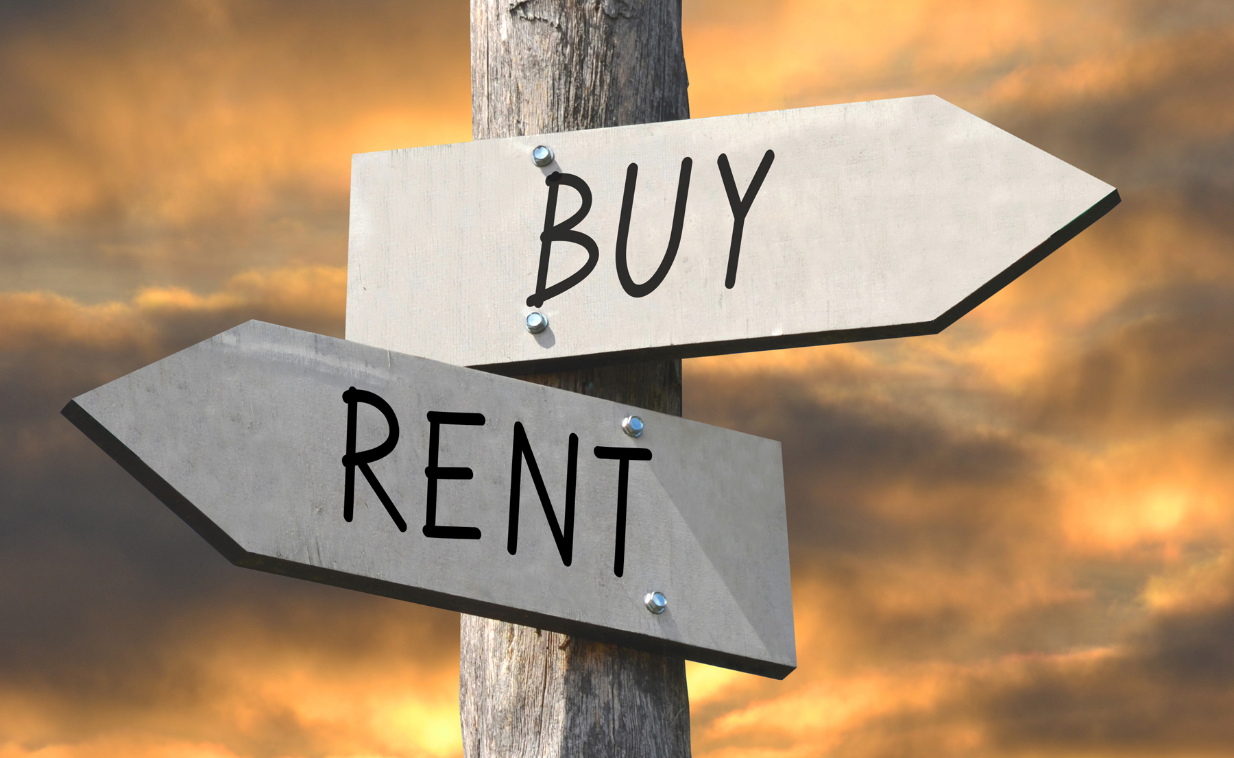 Rent vs. Buy header image.