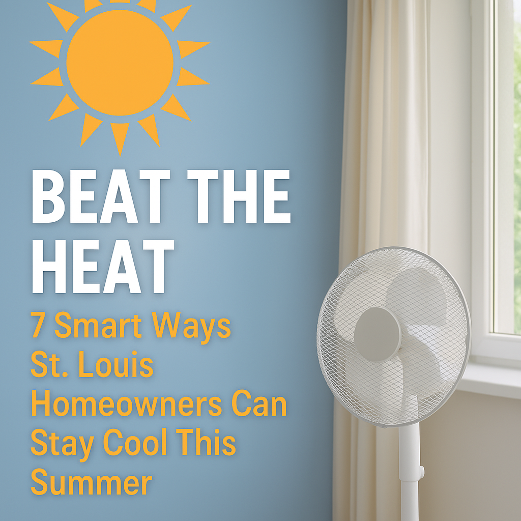 Beat the Heat: 7 Smart Ways St. Louis Homeowners Can Stay Cool This Summer header image.