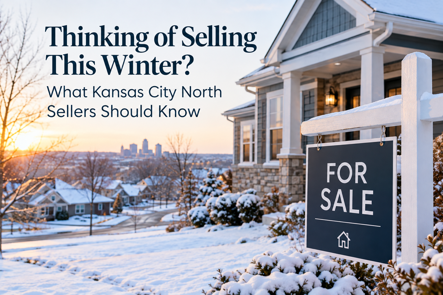 Thinking of Selling This Winter? What Kansas City North Sellers Should Know header image.