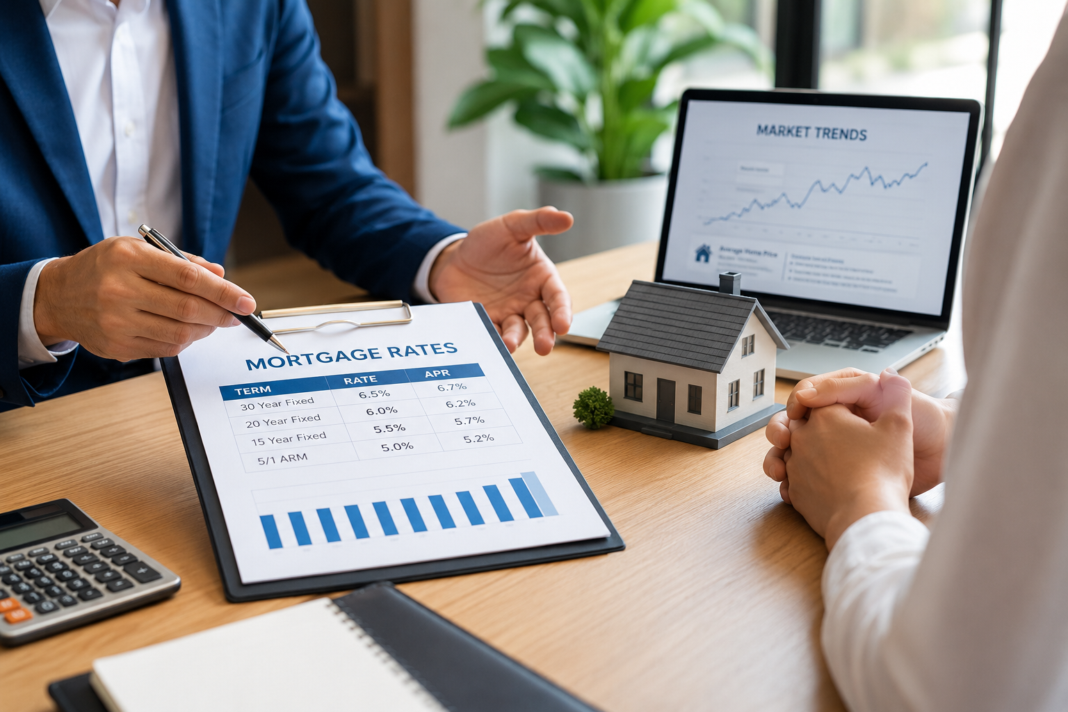 How Interest Rates Impact Buying and Selling a Home in Today's Market header image.