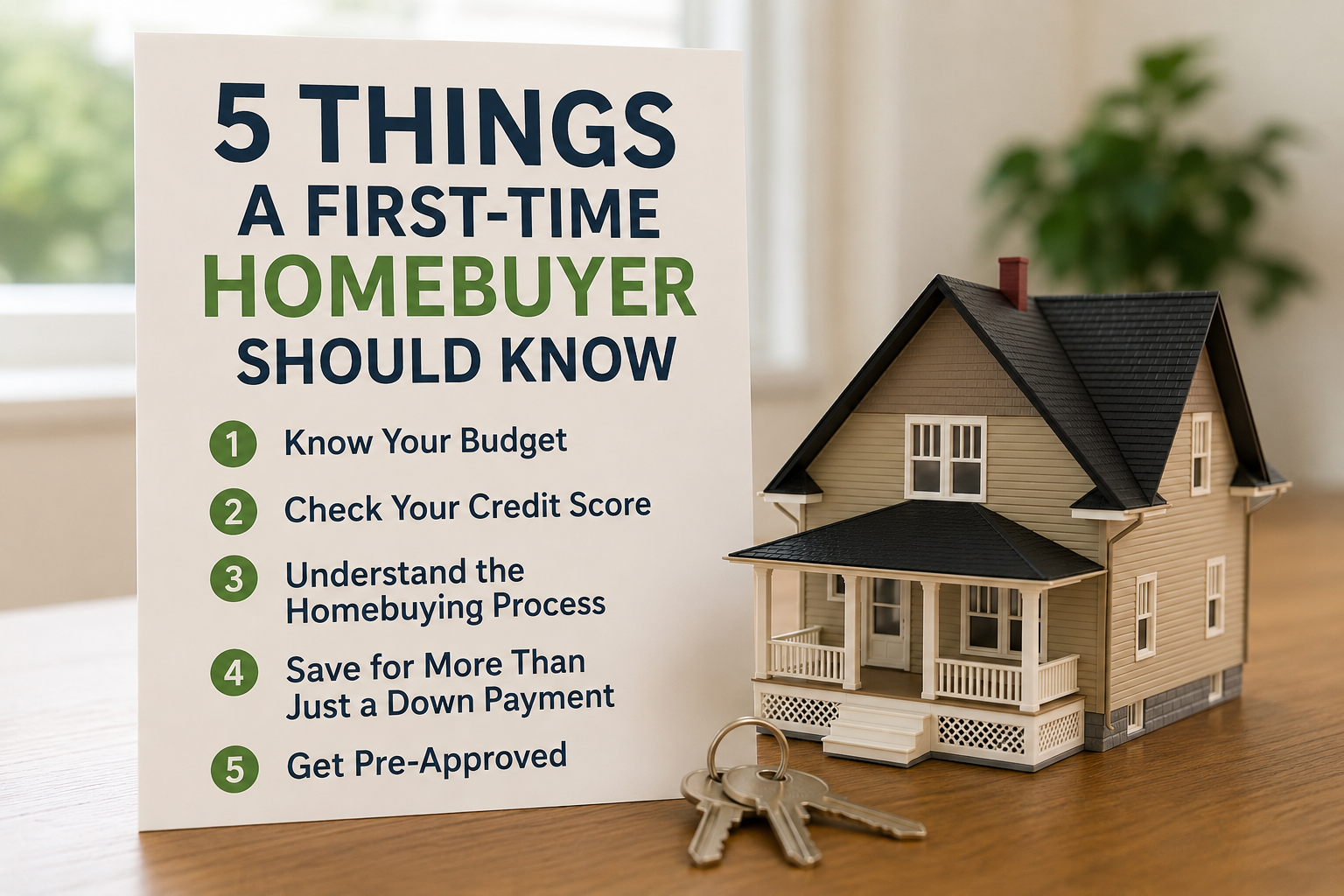 First-time homebuyer meeting with a real estate agent to discuss buying a home