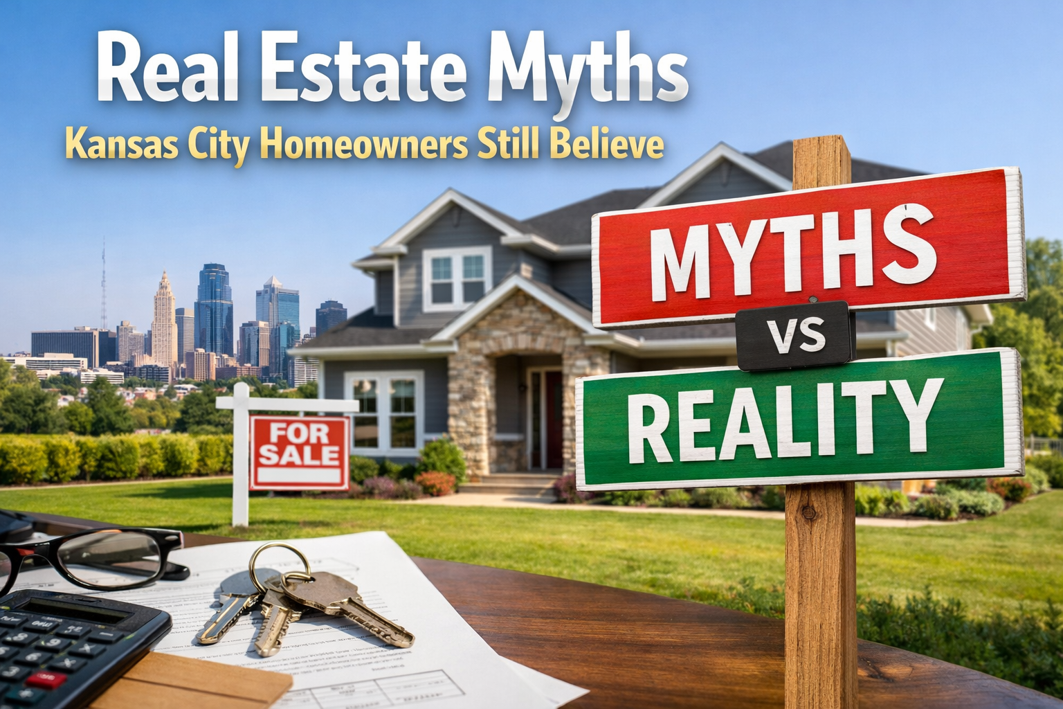 Real Estate Myths Kansas City Homeowners Still Believe header image.