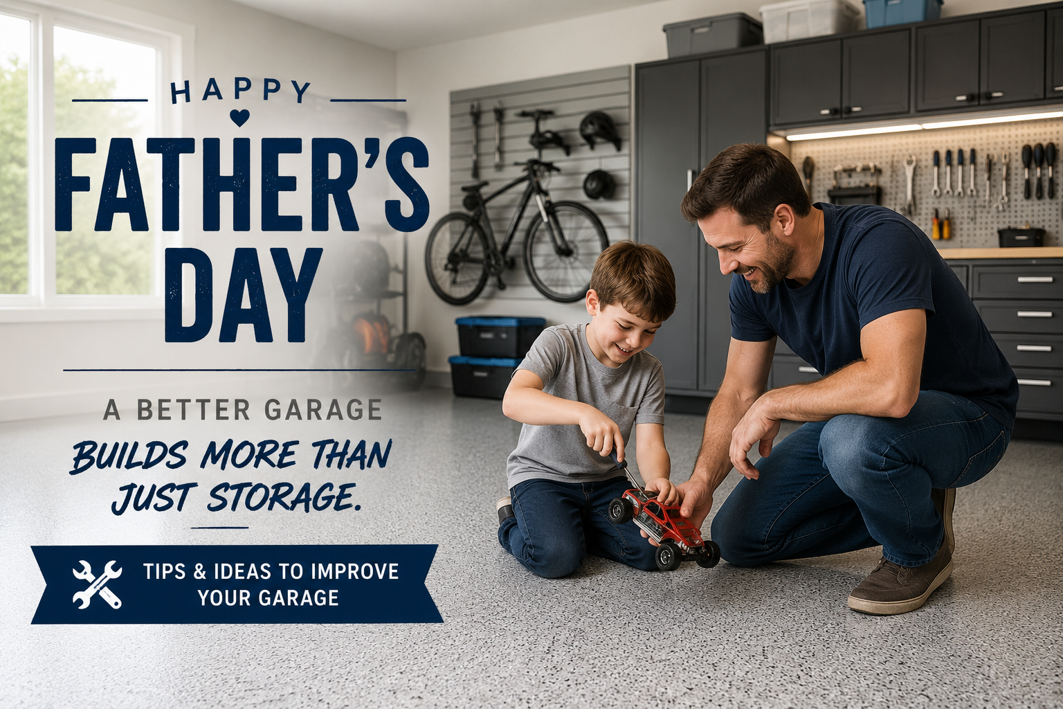 Father’s Day: Functional Garage & Smart Home Upgrades header image.