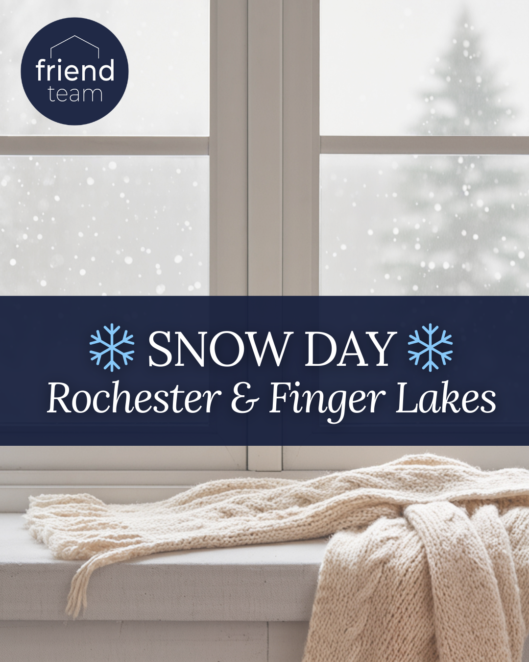 Snow Day in Rochester & the Finger Lakes: The Perfect Time to Scroll Homes from the Couch header image.