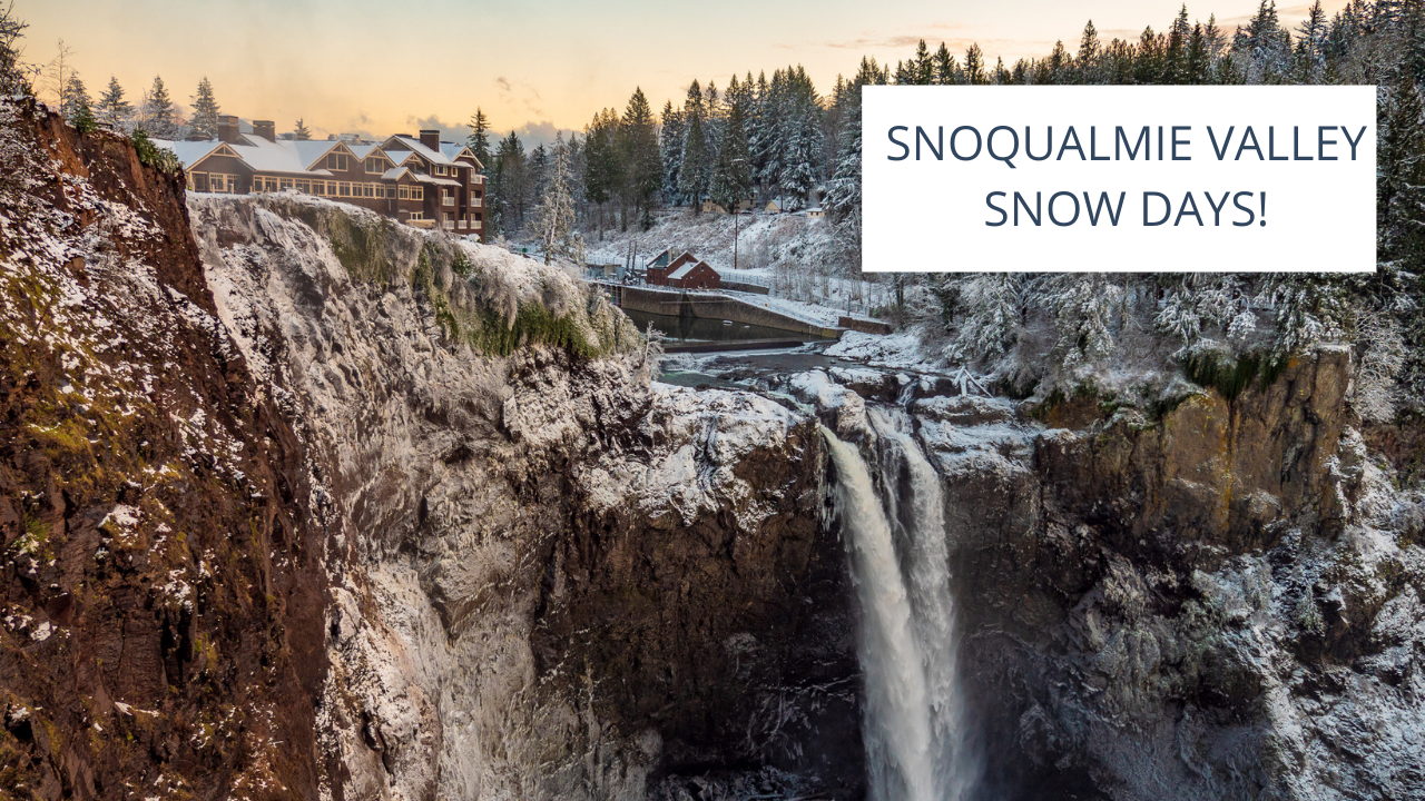 Winter Wonderland? Snoqualmie Valley on Alert! header image.