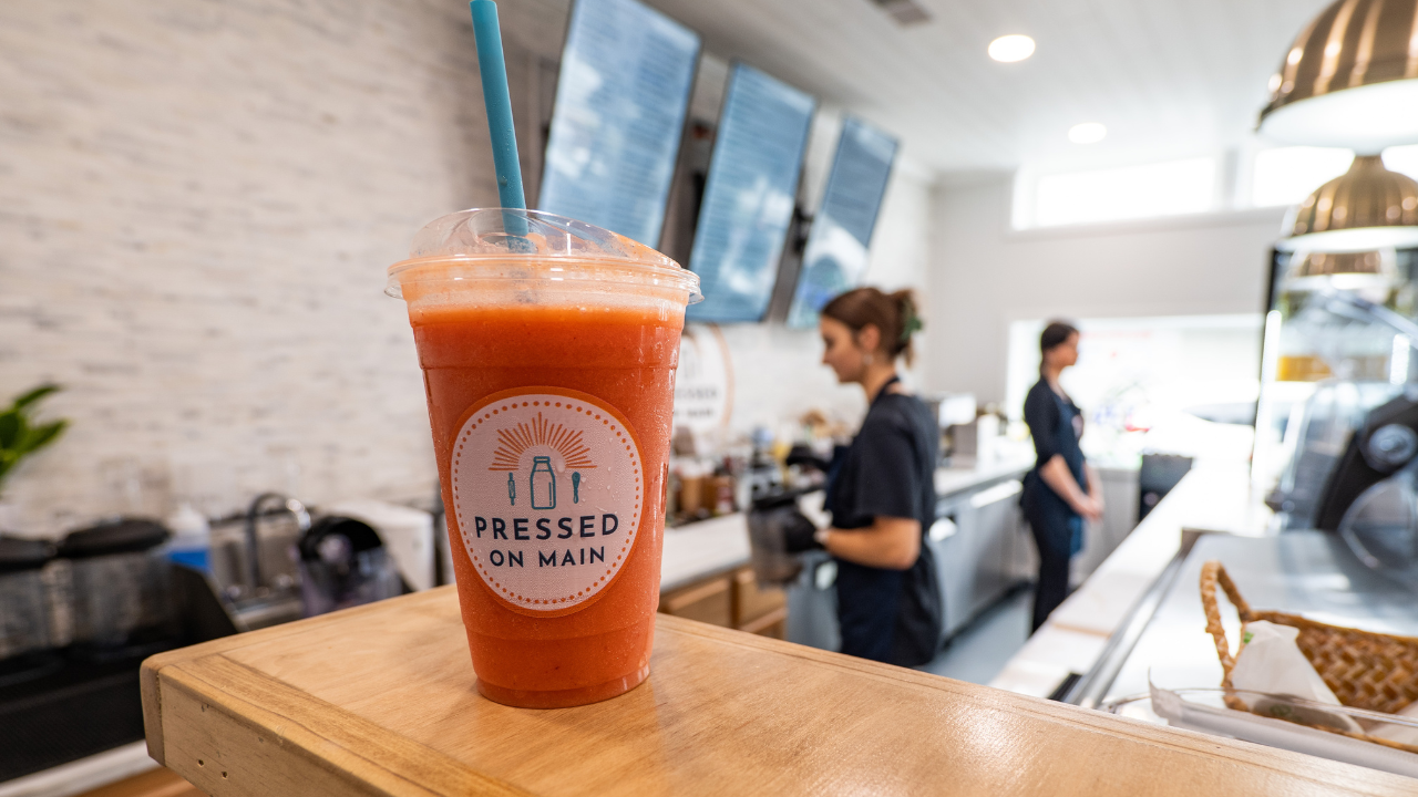 North Bend Best Juice Bar-Pressed on Main header image.