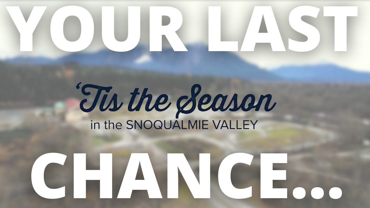 'Tis the Season of Snoqualmie Valley-Holiday Shopping in Snoqualmie Valley header image.