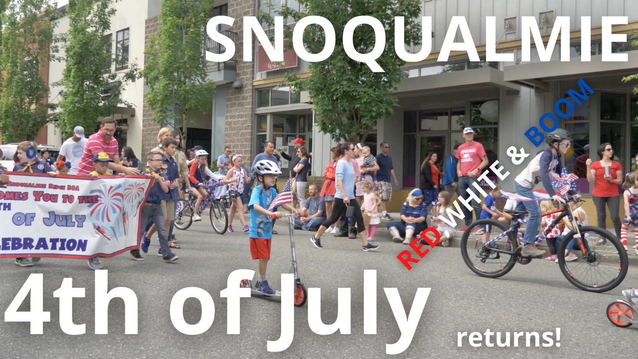 Snoqualmie Living-4th of July in Snoqualmie, Washington header image.