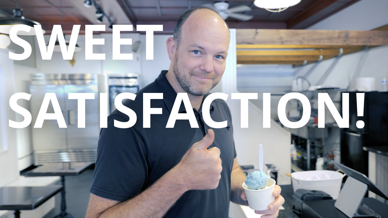 Snoqualmie Ice Cream! Visit downtown Snoqualmie Today! header image.