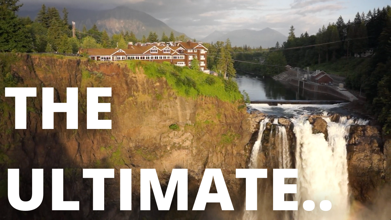 Salish Lodge is the Ultimate Retreat! Iconic Lodge at Snoqualmie Falls header image.
