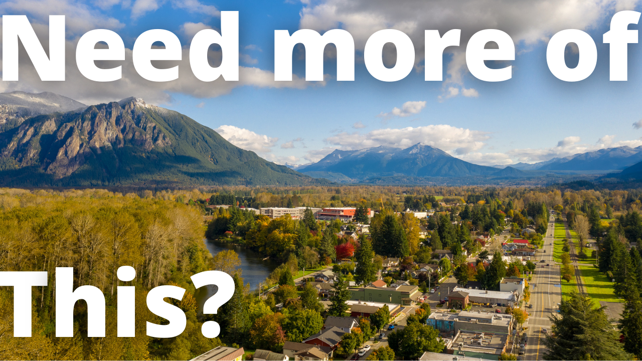 Is this the most Beautiful town in WA? Probably! Snoqualmie is an easy choice! header image.