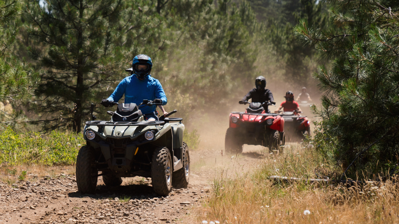 ATVs in Cle Elum with Motortoys Rentals header image.